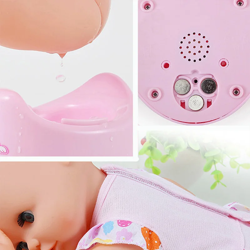 40 см ручной работы интерактивные Куклы для девочек Реалистичная из мягкого