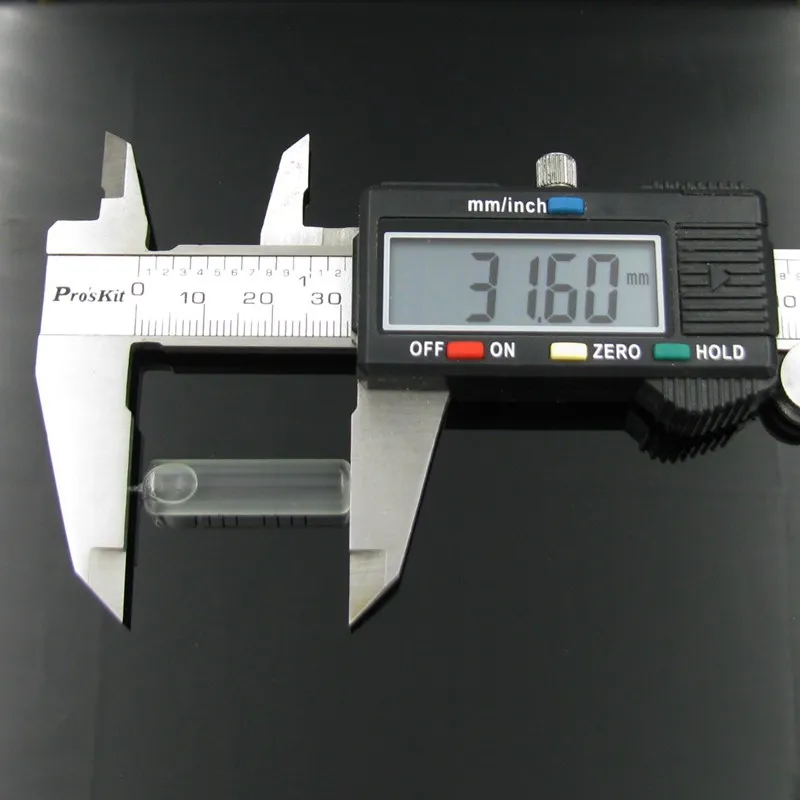 1 шт. 4 дюймовый/2 миллиметровый мини флакон для измерения уровня стекла трубчатый