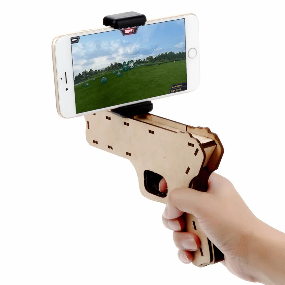 AR игровой пистолет 3D головоломка Дополненная реальность консоль Bluetooth пульт