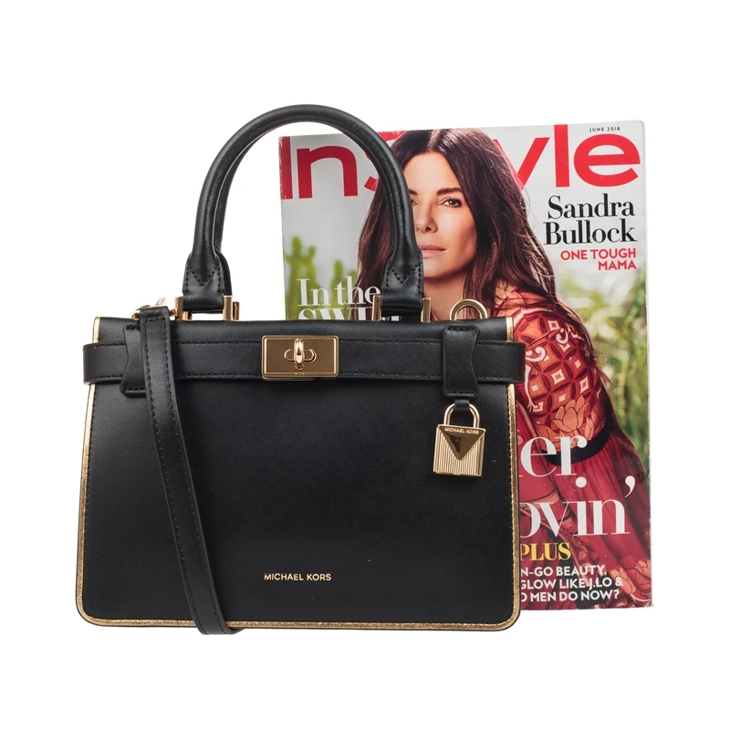 Миниатюрная кожаная сумка Michael Kors MK Татиана 30H8GT0S0K/30H8TT0S5K/30F9GT0S0L/30F9GT0S1T | Багаж и