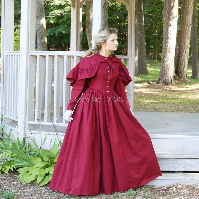 

Tailored!19 Century Vintage costume Victorian dresses Eras Historical Rococo Cosplay Halloween dresses Renaissance dress HL-124