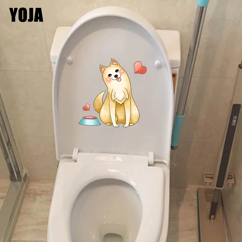 YOJA 21 7*22 8 см собака Любовь стикер на стену в форме сердца Спальня домашний декор