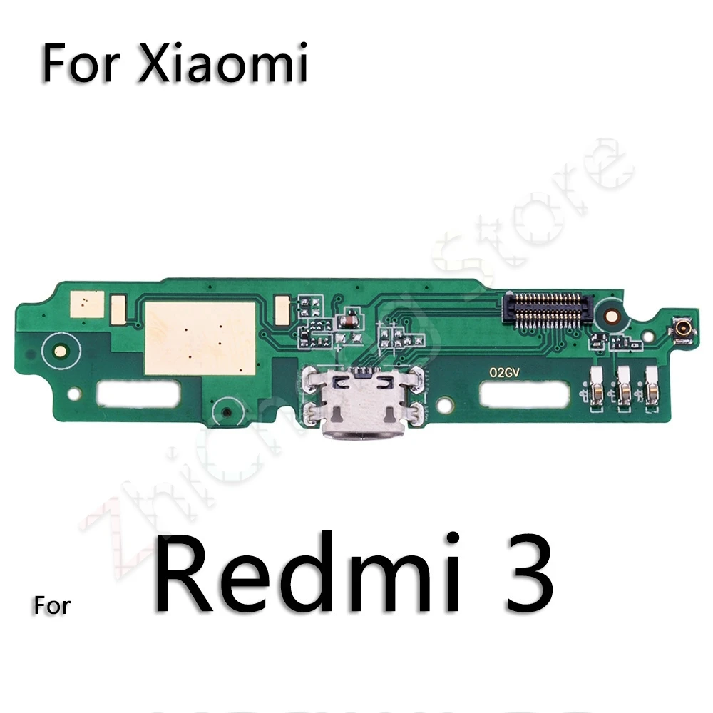 For Redmi 3 USB Дата зарядный порт зарядное устройство док-станция гибкий кабель для Xiaomi mi красный mi Note 3 3s 4 4x5 Plus 5A 6 7 Pro - Цвет: For Redmi 3
