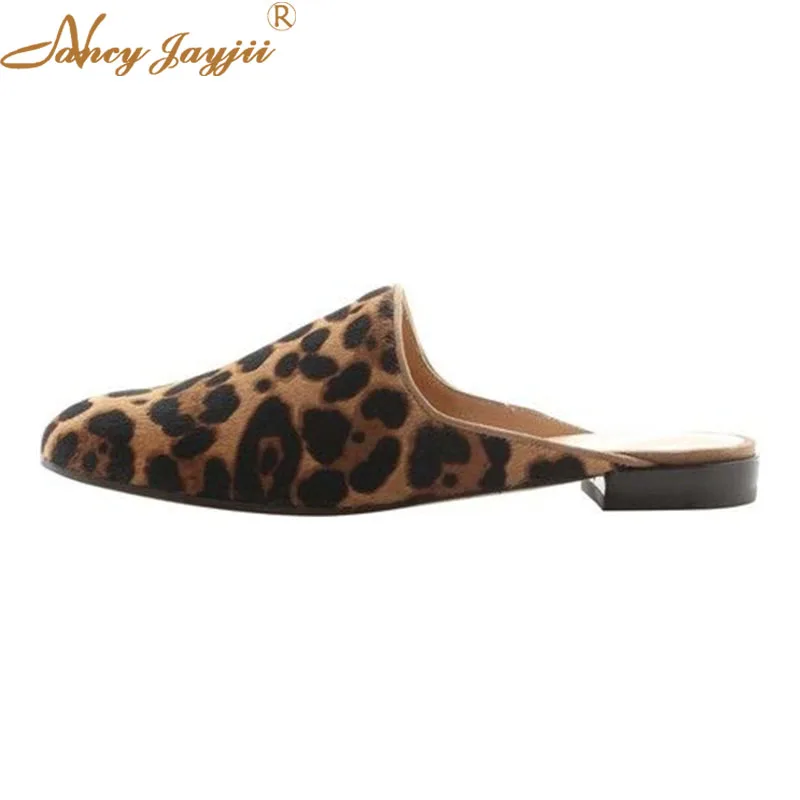 

Flock Women Slippers Adult Animal Prints Outside&Indoor Leopard Fashion Spring/Autumn Mature Leisure Fashion Nancyjayjii 2019