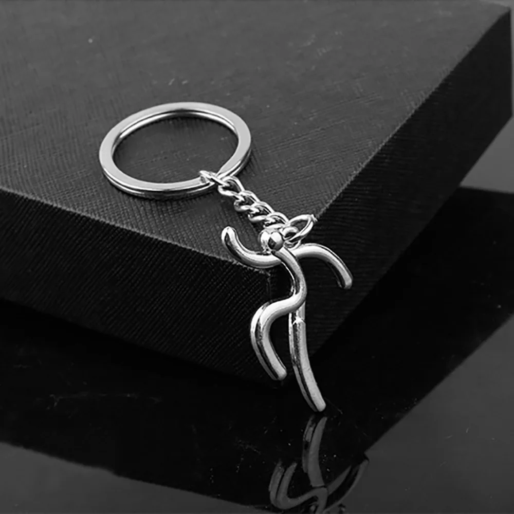 Metal sport. Брелок украшения. Брелок металлический фигура девушки.