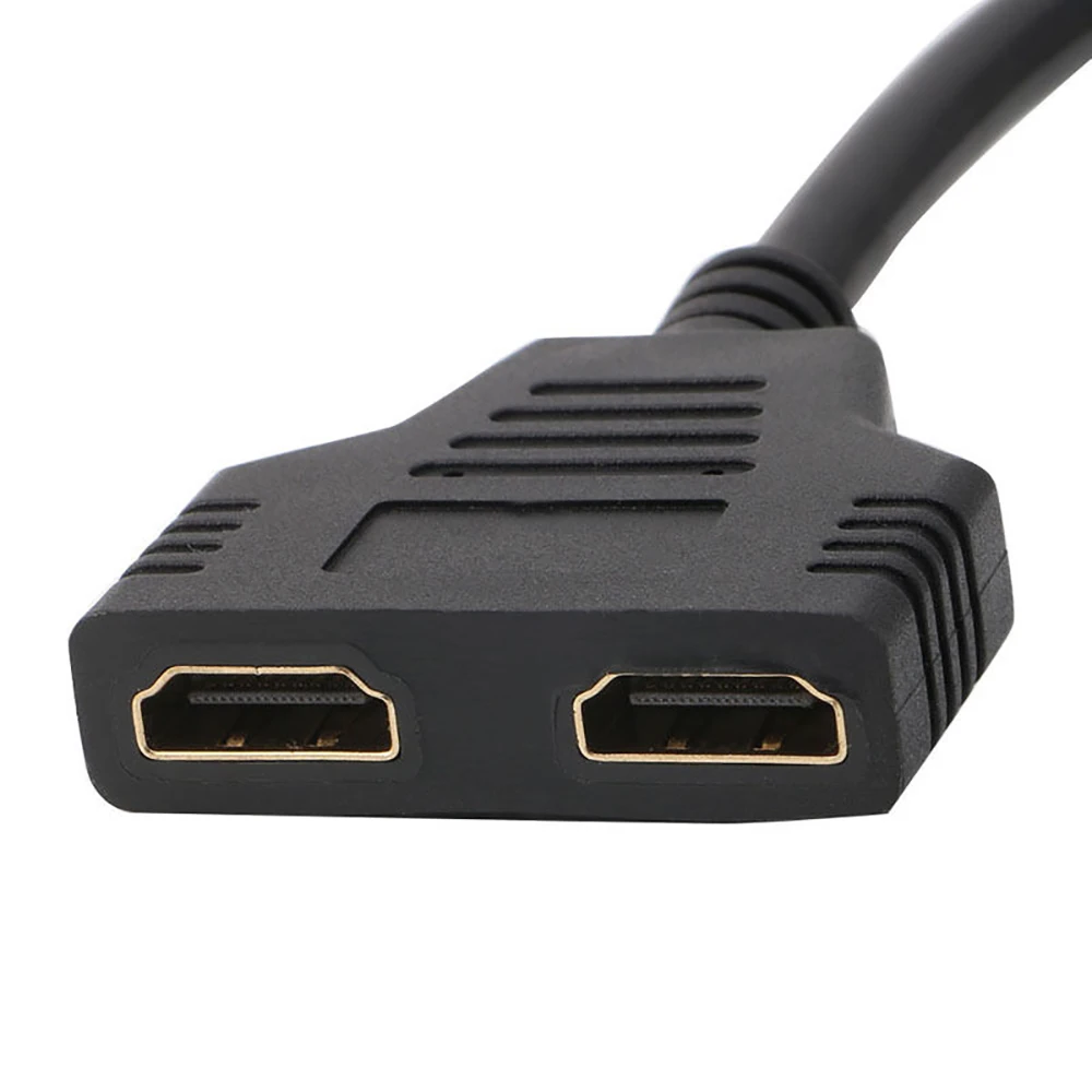 30 см/11 81 дюймов DVI D Мужской (24 + 1) до 1080P HDMI Двойной Женский Y Splitter Видео Кабель