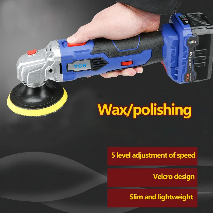 Машина для полировки воском с литиевой батареей 16 В портативная беспроводная