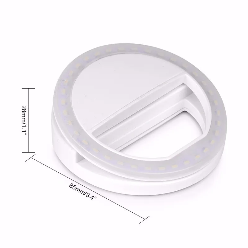 Wrumava очаровательные глаза мобильного телефона селфи кольцо свет вспышки