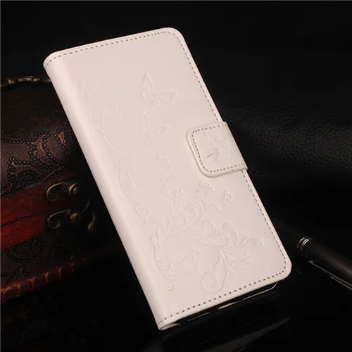 HongBaiwei для ASUS ZE554KL, 5,5 дюймов, чехол-кошелек, стильный, модный, тисненый, флип-чехол, чехол для Asus ZenFone 4 ZE554KL, кожаный чехол - Цвет: hy white