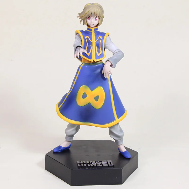 blue no box 20 см Аниме Охотник х Охотник Гон Фрикс киллуа золдик Kurapika Hisoka фигурка Охотник х Охотник киллуа ПВХ фигурка модель игрушки - Цвет: blue no box