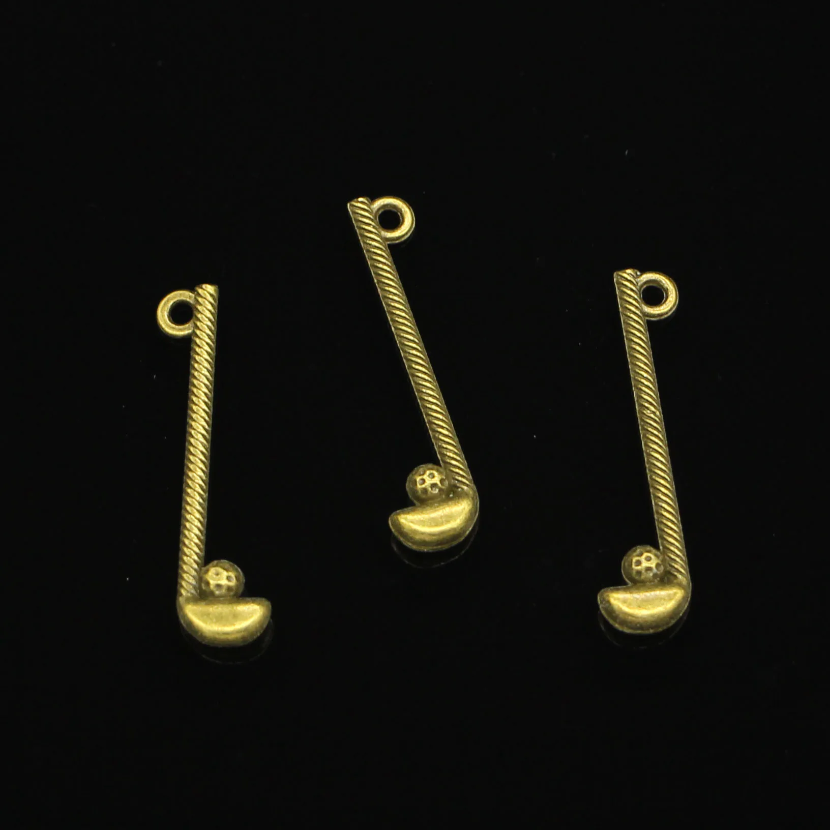 100 шт античные бронзовые покрытые мячи для гольфа самостоятельного изготовления