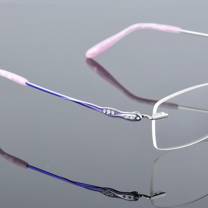 XINZE 2017 новые очки без оправы с эффектом памяти титановые гибкие женские по