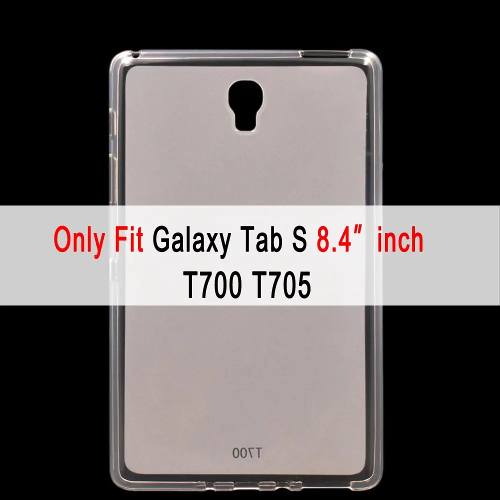 T700 T705 Силиконовый мягкий чехол для samsung Galaxy S S2 S3 S4 S5e S6 10,5 9,7 8,4 8,0 T860 T865 T800 T810 T820 T830 T720 T710 T700 чехол Funda - Цвет: T700 T705