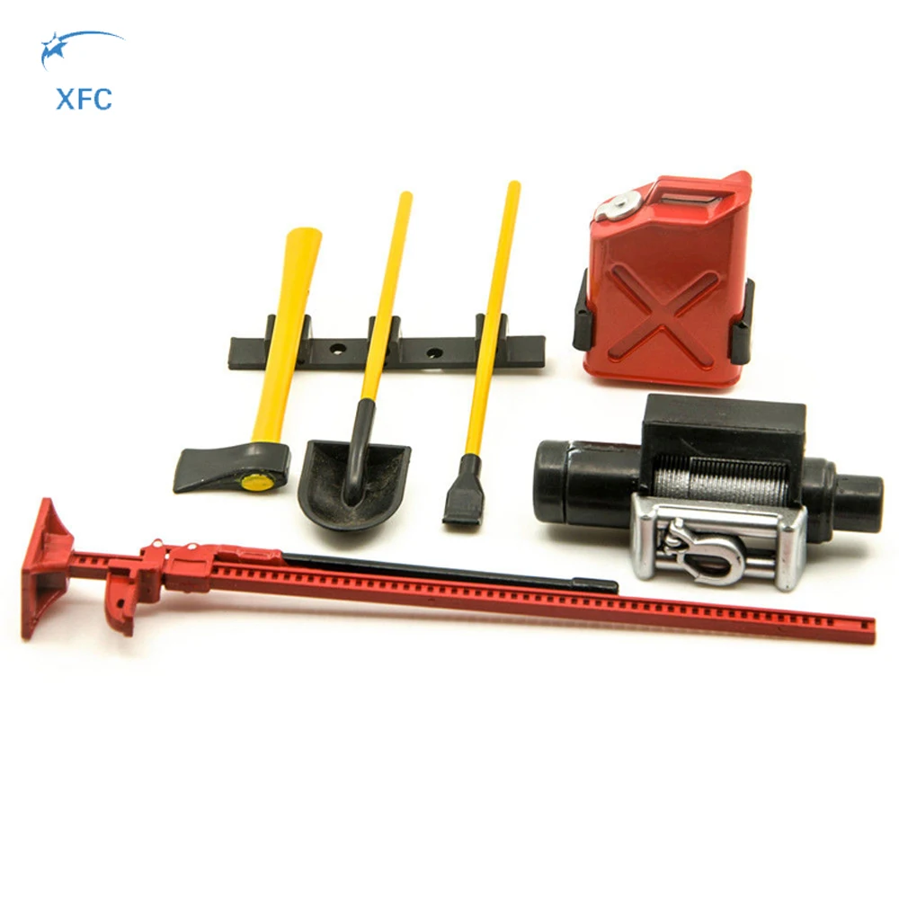 Мини Топливные баки для мотоциклов лебедки Jack Инструменты Набор 1/10 RC D90 D110 осевой