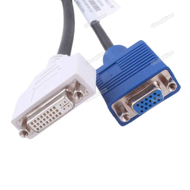 LalaCool Guaranteed! Practical DVI 59 Pins Male to 24+5 DVI-I VGA HD15 Female Y Splitter Cable Colorful!! |