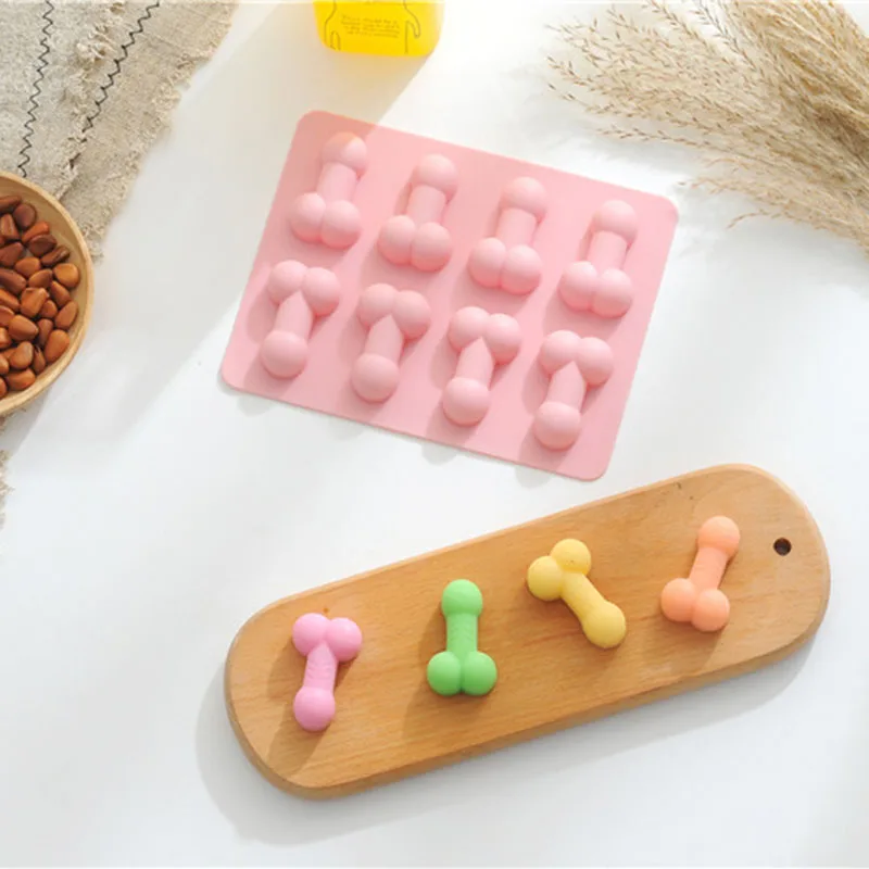 3D силиконовая форма для пениса одной вечеринки DIY Инструменты украшения тортов