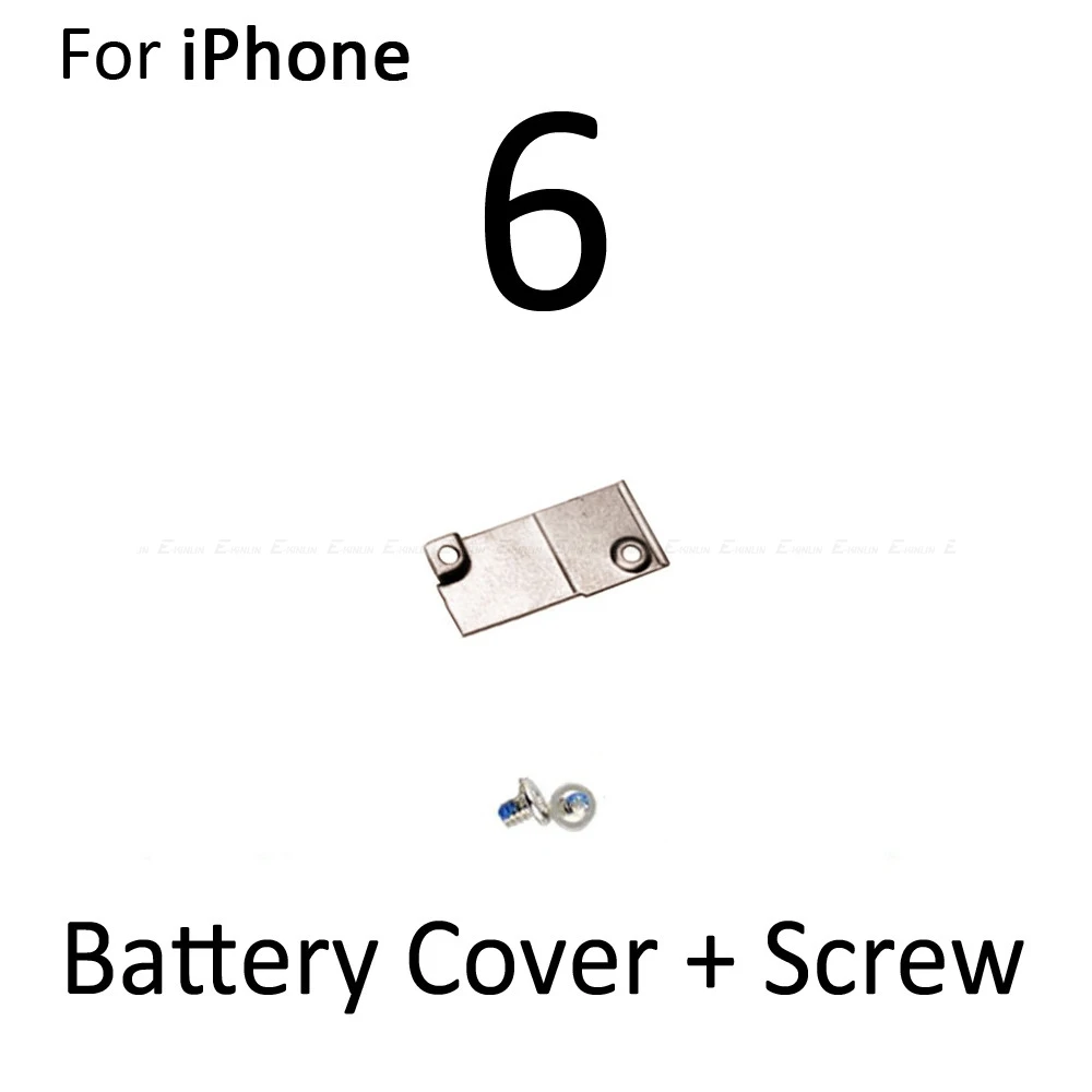 5 комплектов крышка Держатель винт для iPhone 6 6S 7 8 Plus X XS Max батарея ЖК сенсорный экран гибкий кабель металлический держатель кронштейн - Цвет: Battery 6