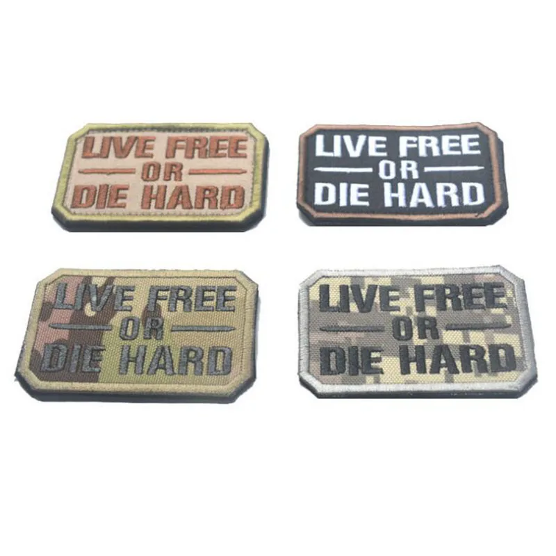 Suining Dead Live Free или Die Hard 3D вышивка повязки Тигр желчного пузыря длинный Вэй 4 не бесплатно военный значок Одежда патч в виде шляпы