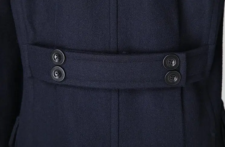 Мужское зимнее длинное пальто с двойным рядом пуговиц|long winter coats men|long mens coatmen coat long