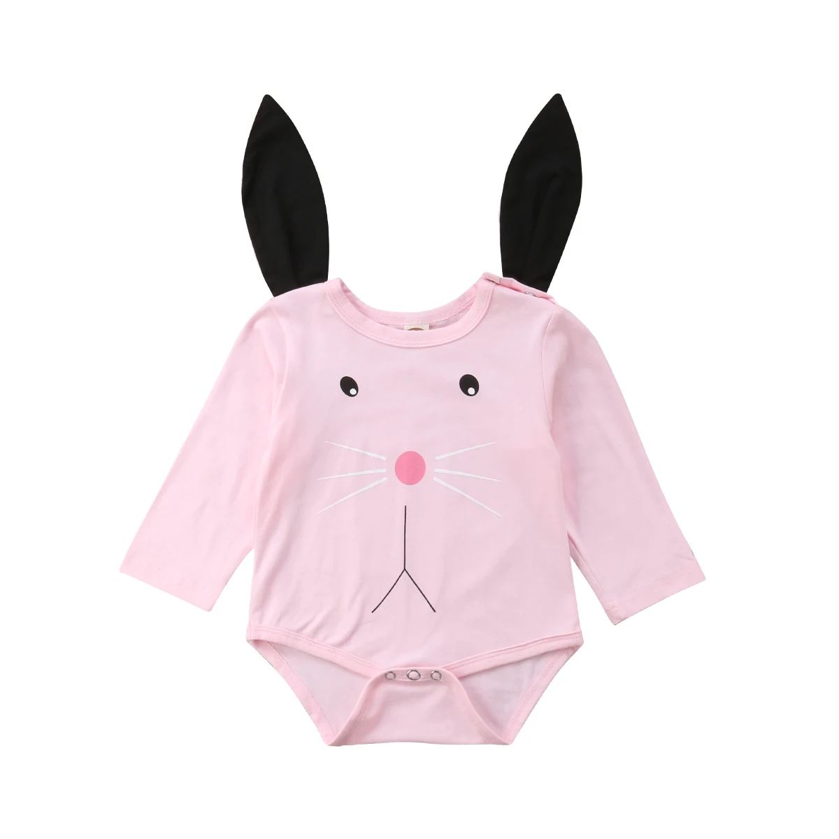

Sweet Newborn Baby Girls Cartoon 3D Ears Romper Tops Jumpsuit Outfits Clothes Size 0-18M