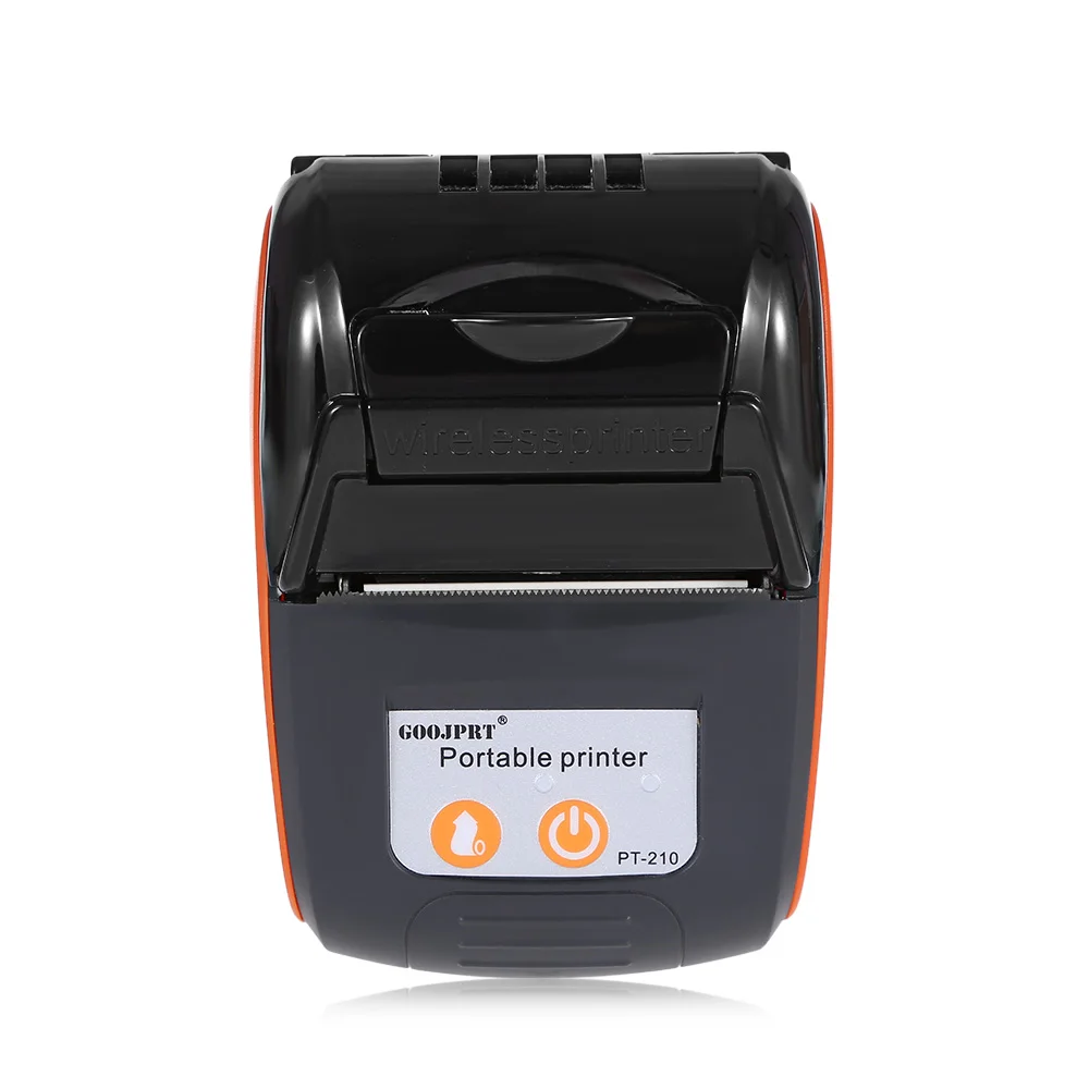 GOOJPRT PT210 Портативный Беспроводной Термальность принтер 58 мм Bluetooth квитанция