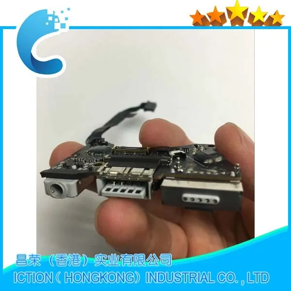 Оригинальный разъем постоянного тока для Apple Macbook Air 11 дюймов A1465 USB аудиоплата 820