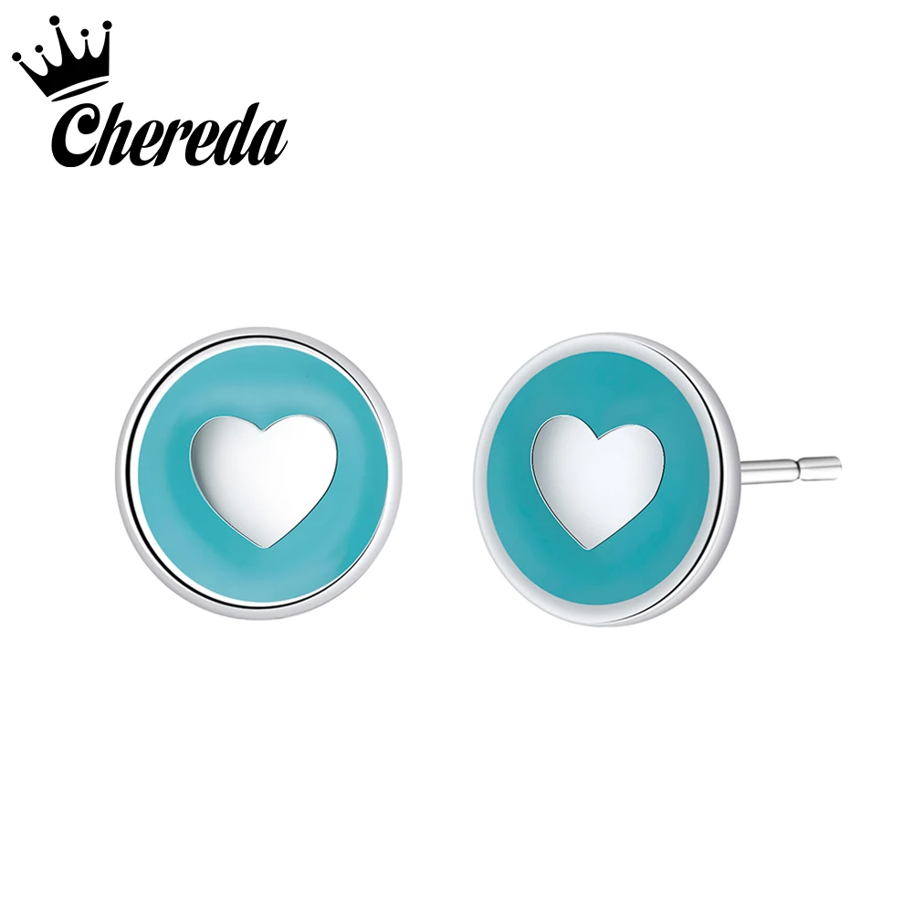 

Chereda Unique Tiny Round Stud Earrings for Women Personalized Bridesmaids Gift Cute Earring Everyday Jewelry brincos