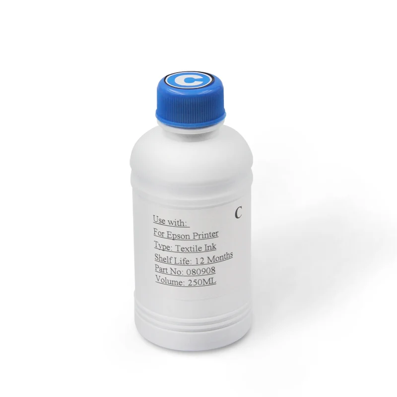 250 мл 4 бутылки чернила для цифровой печати по ткани Epson Stylus 4000 4800 7400 7600 7800 7880 9400 9600