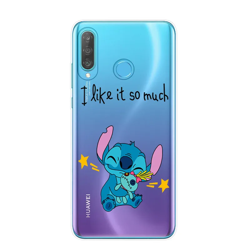 T5961 Мультяшный милый Стич Ститч чехол для телефона huawei P30 P20 Lite Pro P10 P9 P8 Lite Мягкий силиконовый чехол из ТПУ - Цвет: T5961