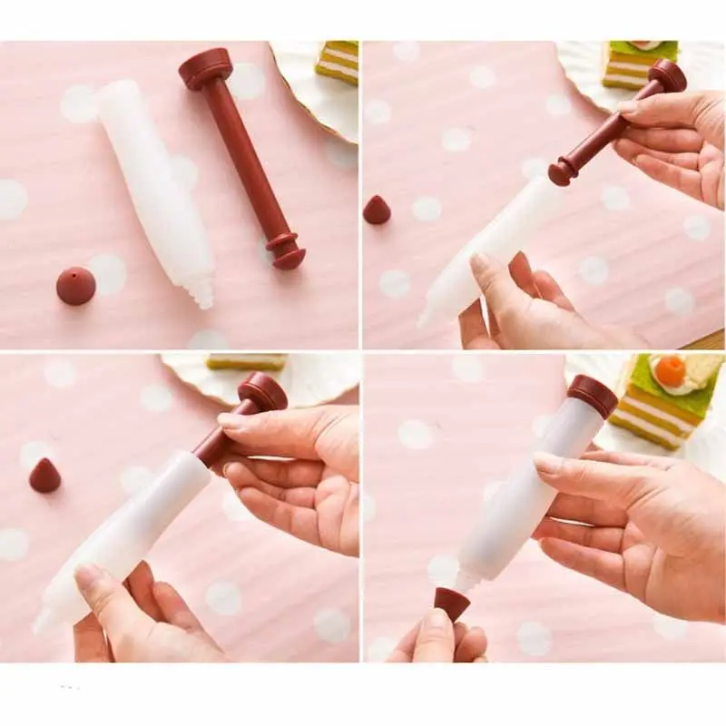 1 шт. силиконовая забавная ручка для рисования еды шоколадная украшения торта