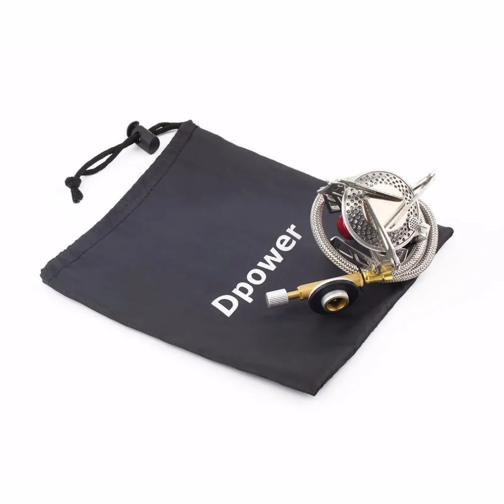 

OUTAD Portable Outdoor Folding Gas Stove Camping Hiking Picnic Stove Camping Stove Split Burner Stainless Steel Material