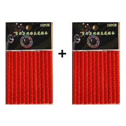 2 Packs Red Набор из 24 штук, езда на велосипеде обода колеса говорил Крепление зажим трубка Предупреждение светильник полосы Отражатель Светоотражающие Открытый Велосипедный спорт 75 мм - Цвет: 2 Packs Red