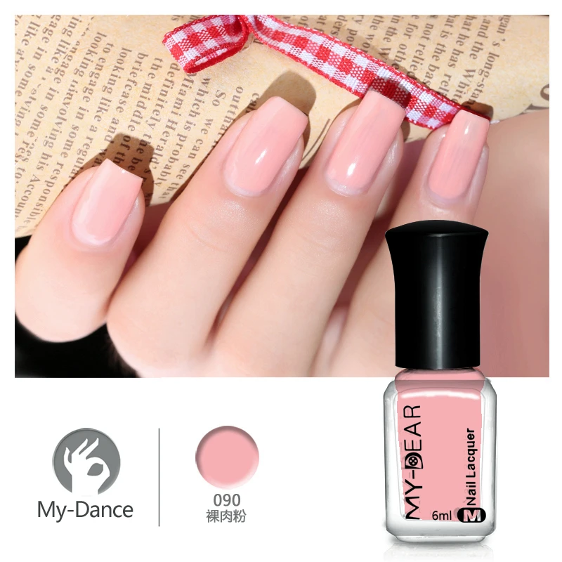 Лак для ногтей MYDANCE 1 флакон 6 мл Лотос Отшелушивающий лак стойкий маникюрный