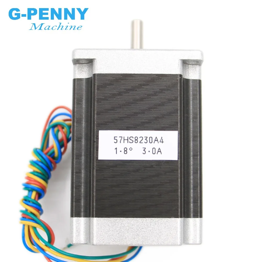 NEMA 23 шаговый двигатель с ЧПУ 57x82 мм 3A 2.2N.m 315Oz in Nema23 фрезерный станок Гравировальный