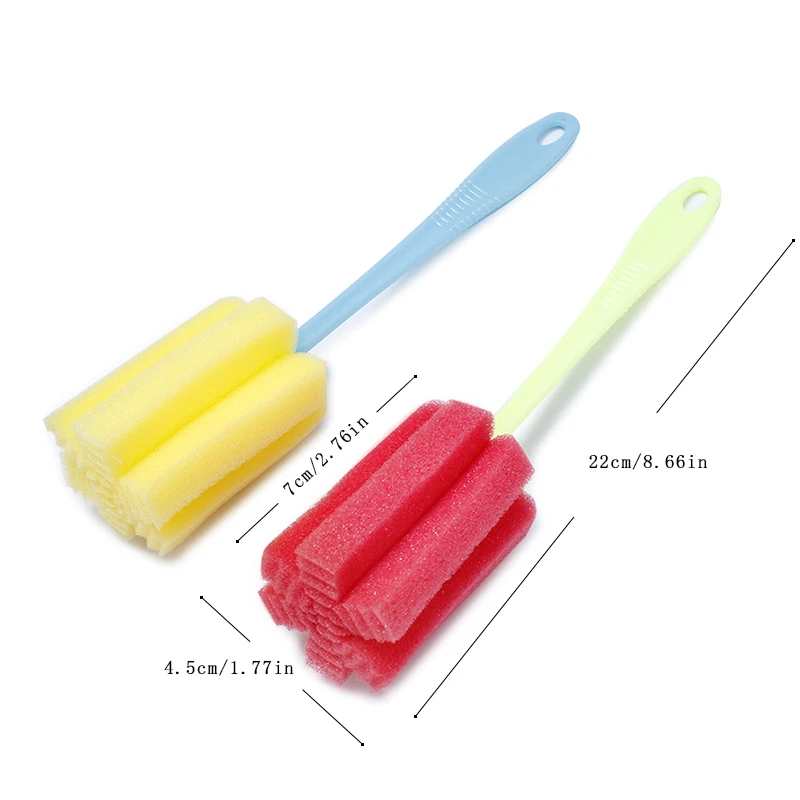 

NEW 1 PC Kitchen Cleaning Tool Sponge Brush for Wineglass Bottle Coffe Tea Glass Cup