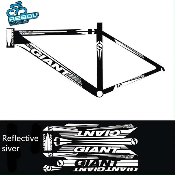 2017 Велосипед Аксессуары Наклейки Рамка Вода Протектор Светоотражающие