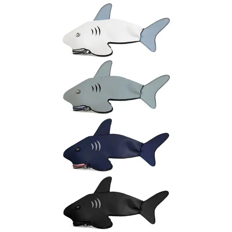 Новинка 2019 сумки через плечо с объемным животным дизайном Shark клатчи |