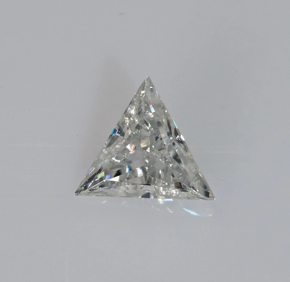 GIGAJEWE Тест Положительный 6 мм 0.6ct специальный TRILLIANT cut EF/GH муассаниты свободные камень для помолвки кольцо шарик для изготовления ювелирных изделий