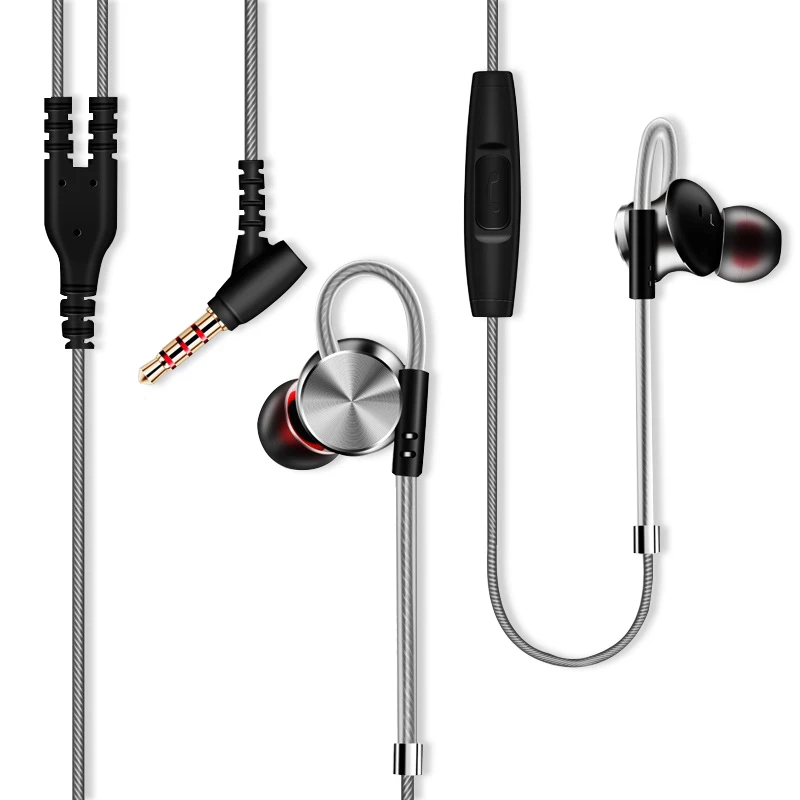 HAOBA In Ear наушники проводные с микрофоном 3 5 мм для Iphone Xiaomi телефон ноутбук