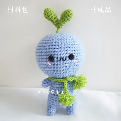 16-18cm Ручная работа, вязаная кукла, материал, посылка, шерсть, олень, незавершенная плюшевая игрушка, вязание крючком, инструменты для плетения - Цвет: 16-18cm