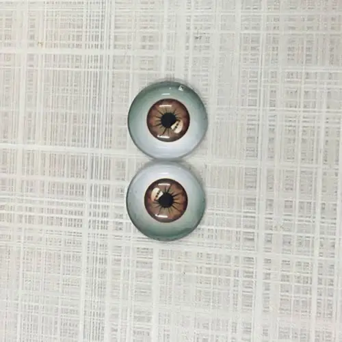 Круглый стеклянный кабошон 12 мм в разных стилях с плоской задней стороной