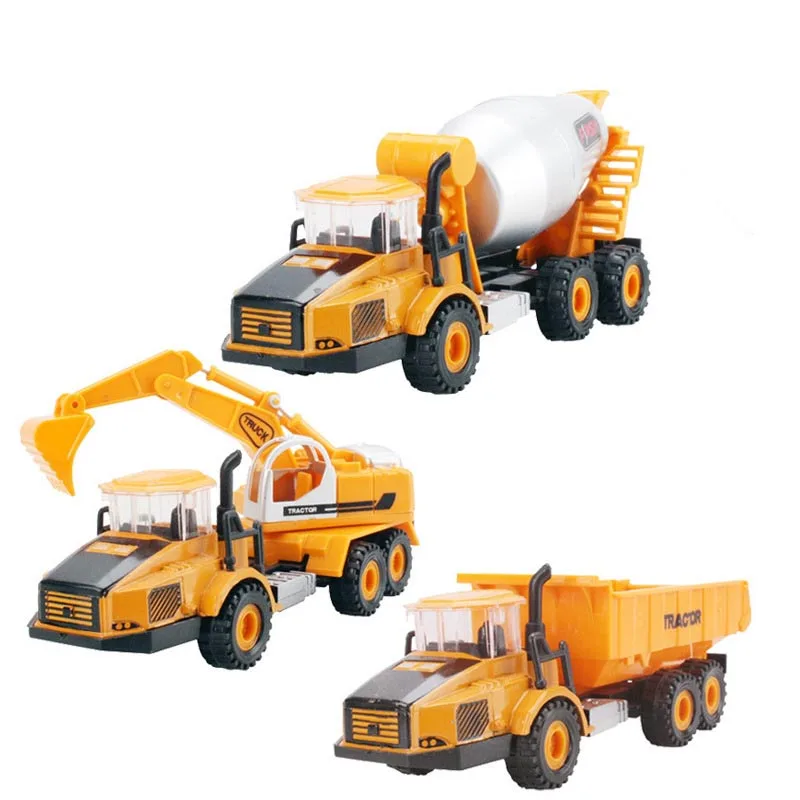 Модель автомобиля из сплава 3 шт./компл. Игрушечная машина для раскопания