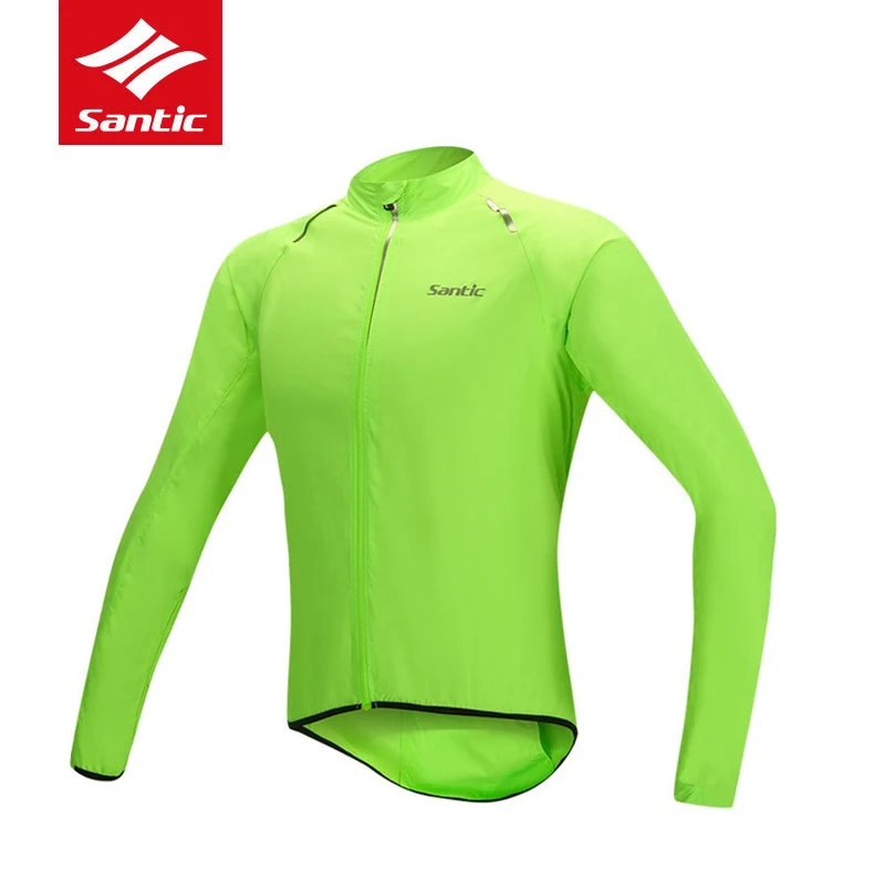 Santic ветрозащитные мужские велосипедные куртки солнцезащитные MTB дорожный