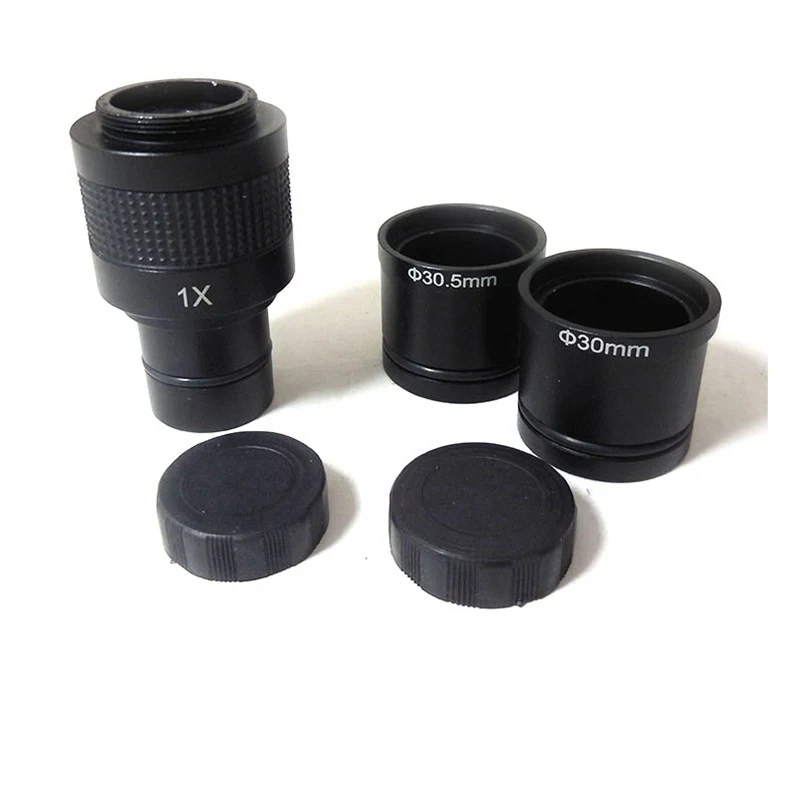 Microscope Camera 1X C-Mount Lens CCD CMOS Digital Eyepiece Adapter with 30 mm and 30.5 Ring | Инструменты