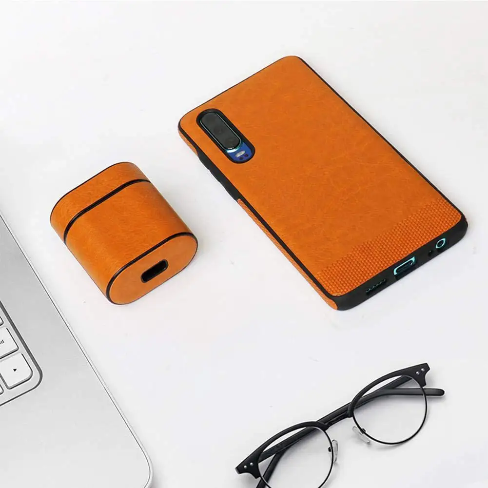 Kuulee кожаный чехол для huawei Honor Flypods Ultra Slim Apple Беспроводная гарнитура наушники