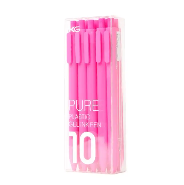 10 шт./лот Xiaomi Mijia KACO ручка 0,5 мм шариковых ручек ядро прочный Подписание Pen заправлять черными чернилами школьные записи - Цвет: 10 Pen Black Ink d