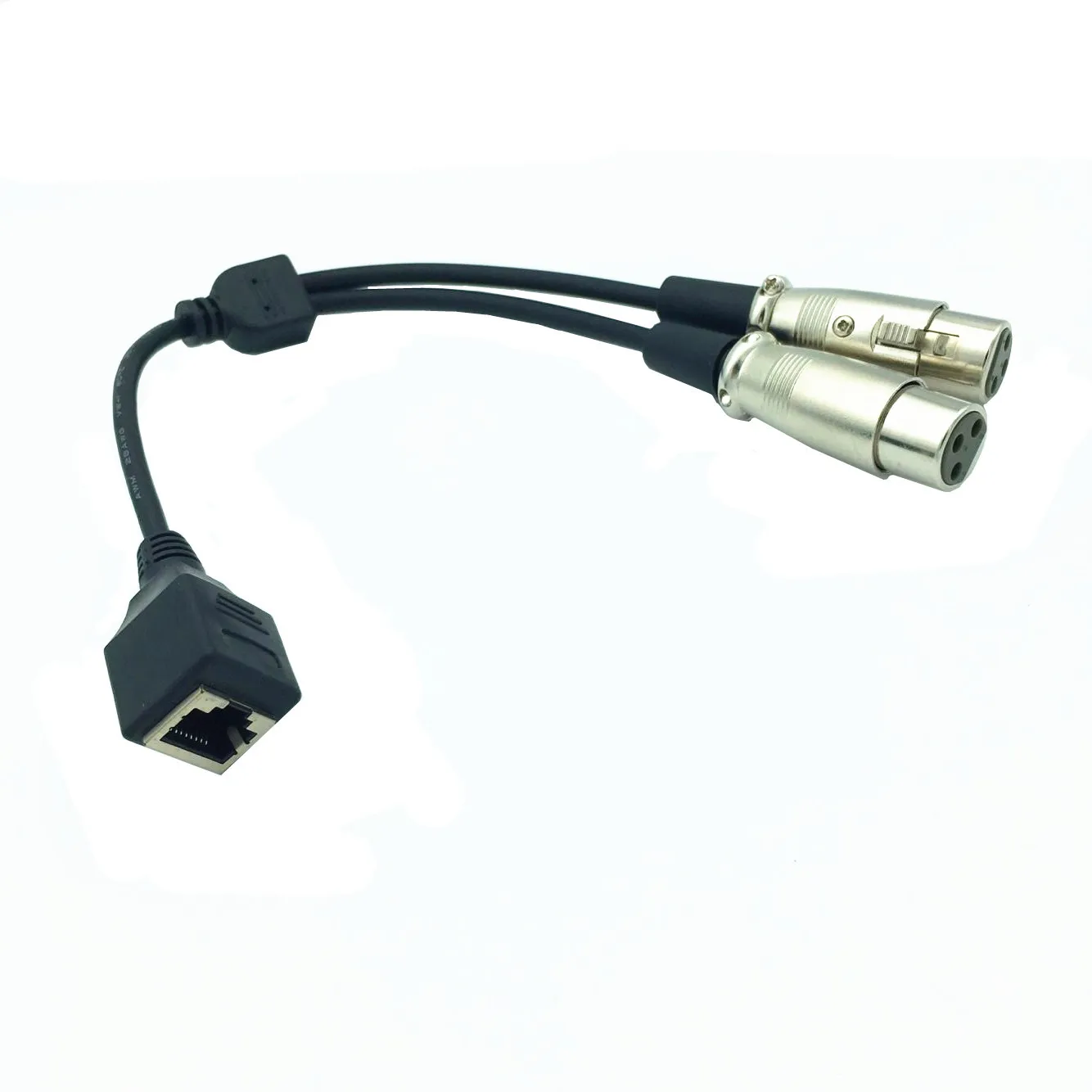 RJ45 к 2XLR карты кабель передачи 2 * XLR Женский женский расширение
