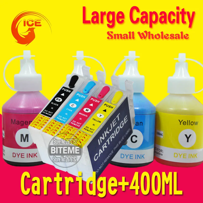 Картридж для принтера EPSON Stylus S22 SX125 130 230 235W 420W 425W 430W 435W|ink cartridge|printers ink cartridgesrefillable