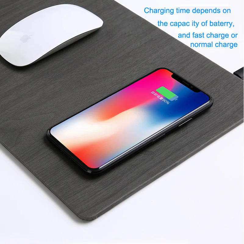 Esobest 10W Mobile Phone QI Computer Mouse Pad for iphone X 8 plus Samsung S6 edge S7 S8 wireless Charger | Мобильные телефоны и