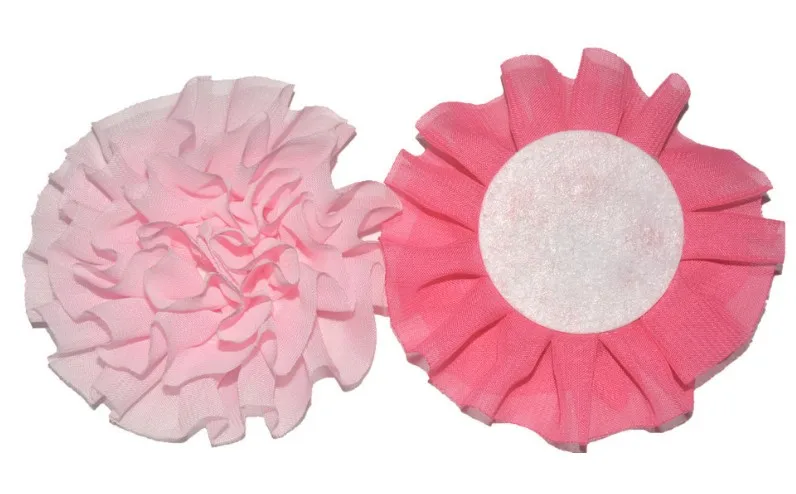 

3.5" Pure Chiffon Flower For Hair Accessories Chiffon Flower 20 colors 60pcs/lot